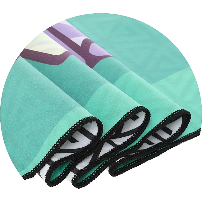 Полотенце для пляжа и бассейна из микрофибры SURFBOARD BEACH TOWEL T-SBT 80х160 см (Голубой)