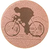 Жетон-наклейка на медаль на кубок ø25мм SP-SPORT Велогонки 25-0036 (Бронзовий)