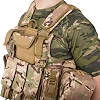 Разгрузочный жилет
 на 6 карманов MILITARY RANGERS
 ZK-5517 (Черный)
