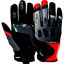 Мотоперчатки MADMOTOR MT-21 (Черный-красный)