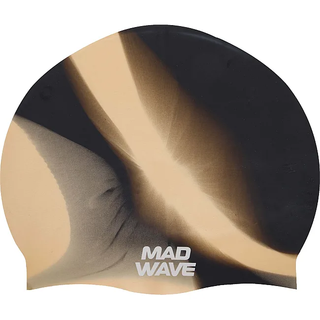 Шапочка для бассейна силиконовая для взрослых MADWAVE MULTI M053001 (Золотой)