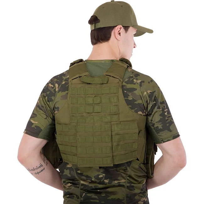 Разгрузочный жилет
 на 6 карманов MILITARY RANGERS
 ZK-5517 (Черный)