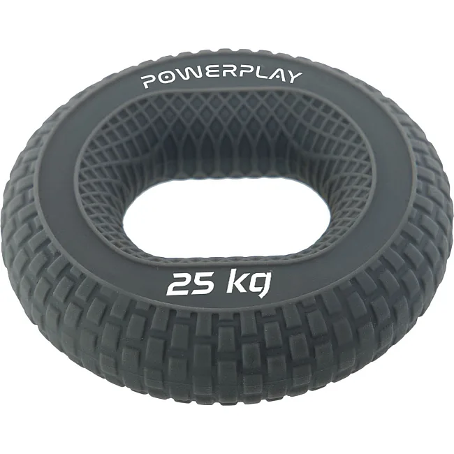 Эспандер кистевой силиконовый PowerPlay PP-4333 Large 25 кг. Серый