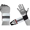 Бинти для зап'ясть (кистьові бинти) RDX W2 Gym Wrist Wraps BLACK/WHITE PLUS
