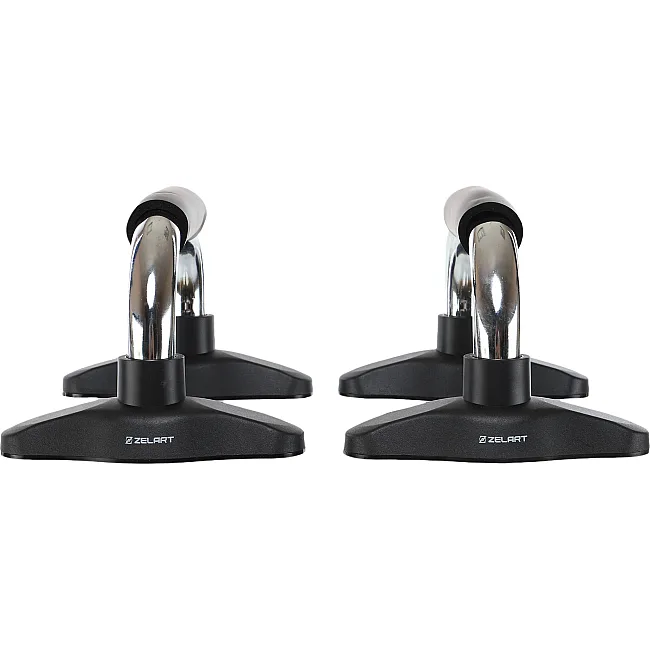 Упори для віджимань 2штуки ZELART
 FI-9998 PUSH-UP BAR 25,3x16x14см хром