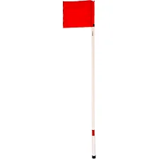 Набор из 4 угловых флагов META Set of 4 Corner Flags Flexi Racer красный