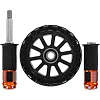 Колесо для пресса ролик для пресса одинарный SP-SPORT FI-0285 (Оранжевый-черный)