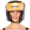 Шлем для бокса в мексиканском стиле
 FLEX FISTRAGE VL-5500 (Черный-золотой)
