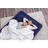 Надувной матрас Bestway 67374 с насосом 203 x 152 см, синий.