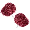 Помпони блискучі для чирлідингу з ручками SP-SPORT Pom-Poms C-1680 1шт (Червоний)