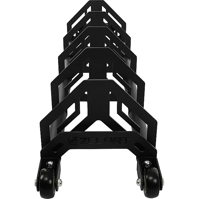Стойка горизонтальная для бамперных блинов дисков передвижная Bumper Plate Rack Mdbuddy TA-1691
130 см
x30x26см