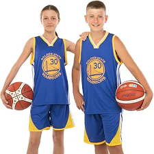 Детская баскетбольная форма NBA клуб Golden state warriors 30 7354