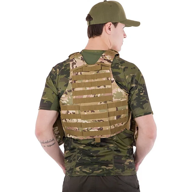 Разгрузочный жилет
 на 6 карманов MILITARY RANGERS
 ZK-5517 (Черный)