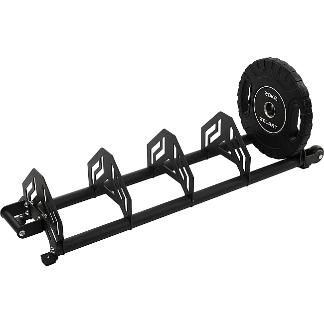 Стойка горизонтальная для бамперных блинов дисков передвижная Bumper Plate Rack Mdbuddy TA-1691
130 см
x30x26см