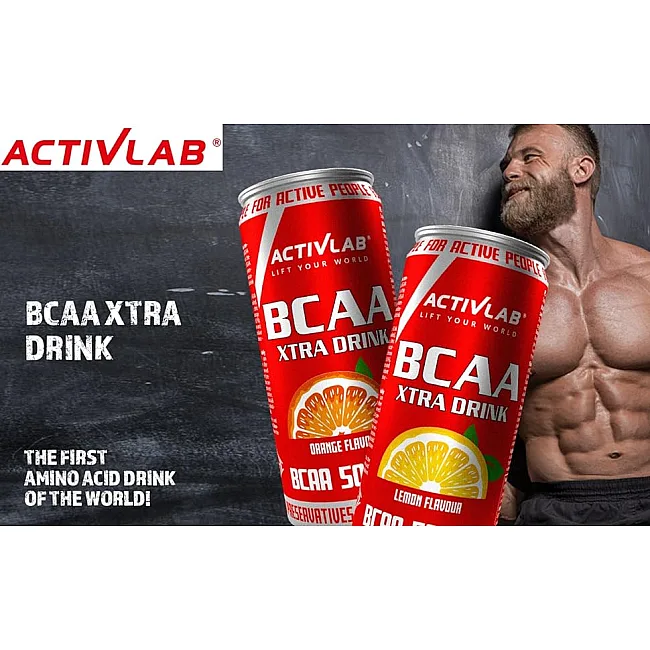 Аминокислота ActivLab BCAA Xtra Drink 5000 mg 330 ml Orange Flavour