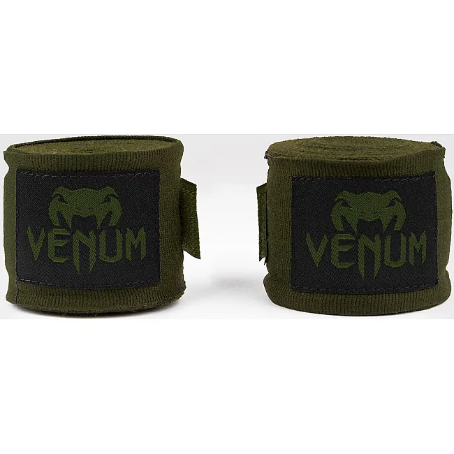 Бинты для бокса VENUM Kontact Boxing - 4.5m Khaki Black