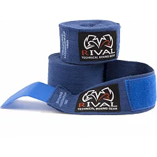 Боксерские бинты Rival Cotton Blue