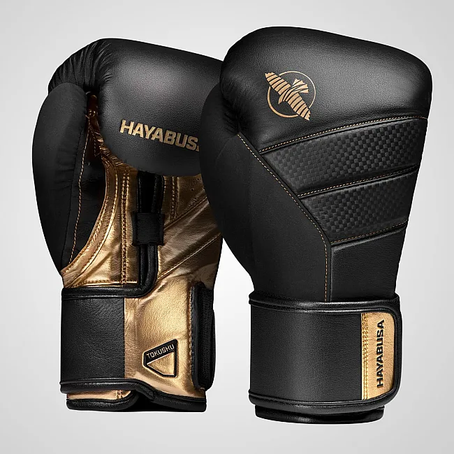 Перчатки для бокса Hayabusa T3 Black Gold