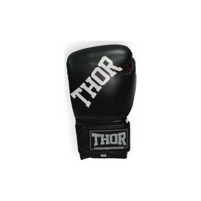 Боксерські рукавички THOR RING STAR PU/чорно-біло-червоні