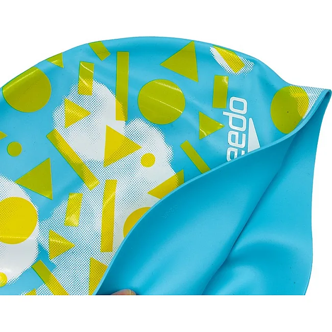 Детская шапочка для плавания SPEEDO JUNIOR SLOGAN PRINT 808386B955