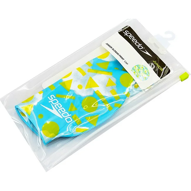 Детская шапочка для плавания SPEEDO JUNIOR SLOGAN PRINT 808386B955