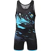 Детское трико для единоборств PERESVIT Turmoil Wrestling Singlet Blue Black