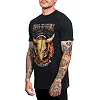 Футболка мужская AFFLICTION AC Midwest Run Black Lava Wash