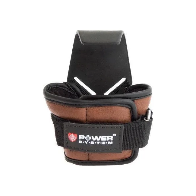 Крюки для тяги на запястье POWER SYSTEM PS-3300 Hooks Brown