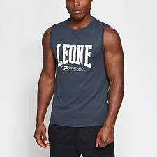 Чоловіча футболка LEONE Logo Sleeveless Gray