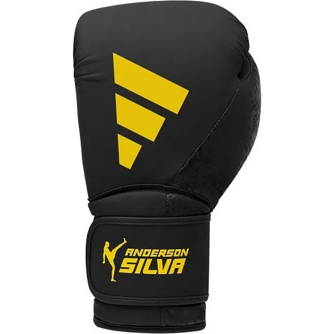 Перчатки для бокса ADIDAS X ANDERSON SILVA 50 | черно/желтый | ADIDAS ADIAS50T