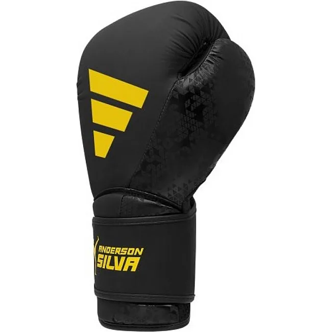 Перчатки для бокса ADIDAS X ANDERSON SILVA 50 | черно/желтый | ADIDAS ADIAS50T