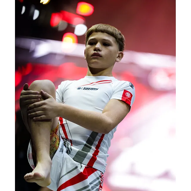 Рашгард для детей TATAMI Champion White