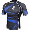 Рашгард Hayabusa Metaru Black-Blue с кор. рукавом