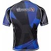 Рашгард Hayabusa Metaru Black-Blue с кор. рукавом