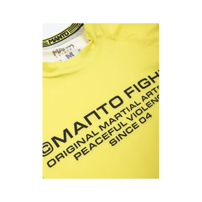 Рашгард MANTO Future Yellow