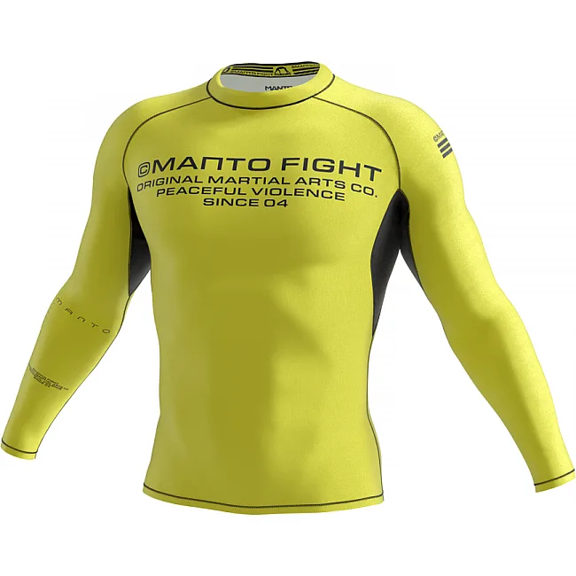 Рашгард MANTO Future Yellow