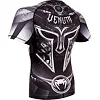 Рашгард Venum Gladiator 3.0 Rashguard Black White Short Sleeves