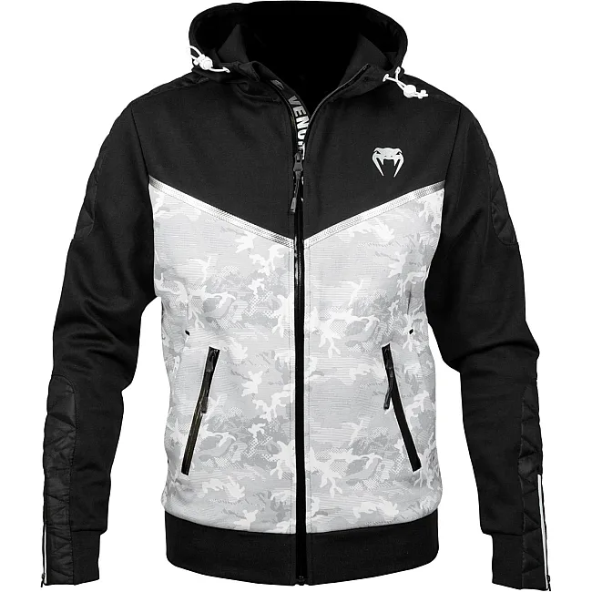 Толстовка Venum Laser Evo Hoody White Black