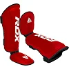 Захисні щитки для ніг RDX T1 Black Red