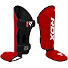 Защитные щитки для ног RDX T1 Black Red