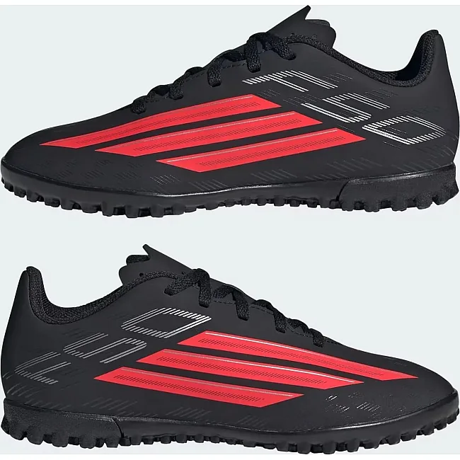 Сороконіжки дитячі ADIDAS F50 CLUB TF J чорний, червоний (для дітей)