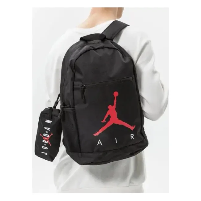 Рюкзак NIKE AIR SCHOOL BACKPACK WITH PENCIL CASE черный 46х30х13см