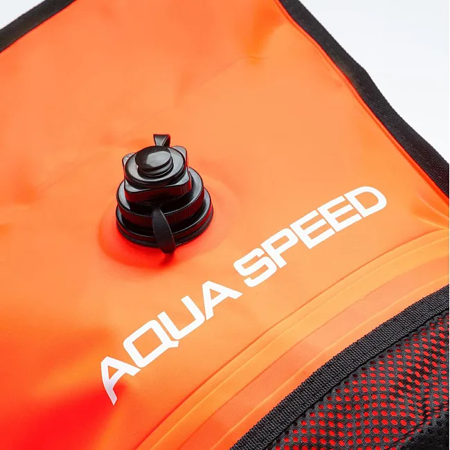 Буй для плавания с карманом Aqua Speed OPEN WATER SWIM BUOY+POCKET 63230 оранжевый 17 литров