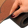 Килимок для йоги Пробковий двошаровий каучуковий Yoga mat BLOOM LB7120 183x61мx0.3cм