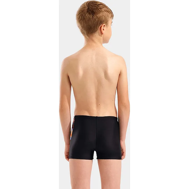 Плавки для мальчиков Arena LIT LOGO SWIM SHORT черный (для детей)