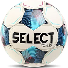 Футбольный мяч детский SELECT BRILLANT V25 BRILLANT-REP-5WB №5 (Белый-синий)