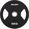 Млинці диски TPU 2 Handle металева втулка ZELART TA-6995-15 (Чорний)