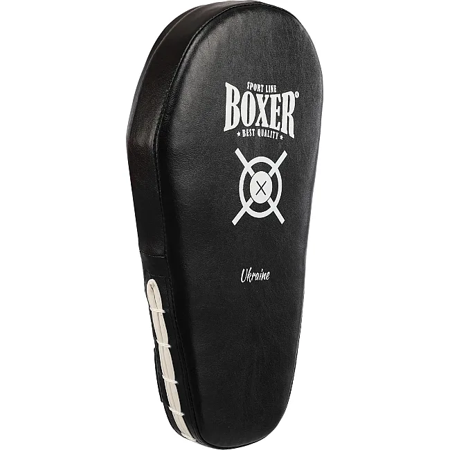 Лапа боксерская прямая тренировочная удлиненная BOXER NEW 2009-N (Синий)