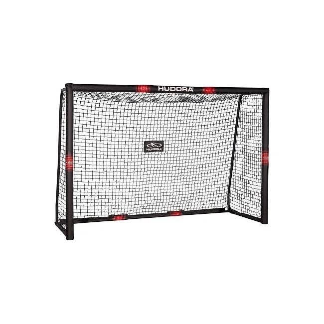 Ворота футбольные Hudora Pro Tect 240 x 160 см, черные