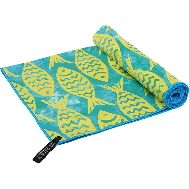 Полотенце для пляжа и бассейна из микрофибры SPORTS TOWEL 4MONSTER B-FBT (Желтый)